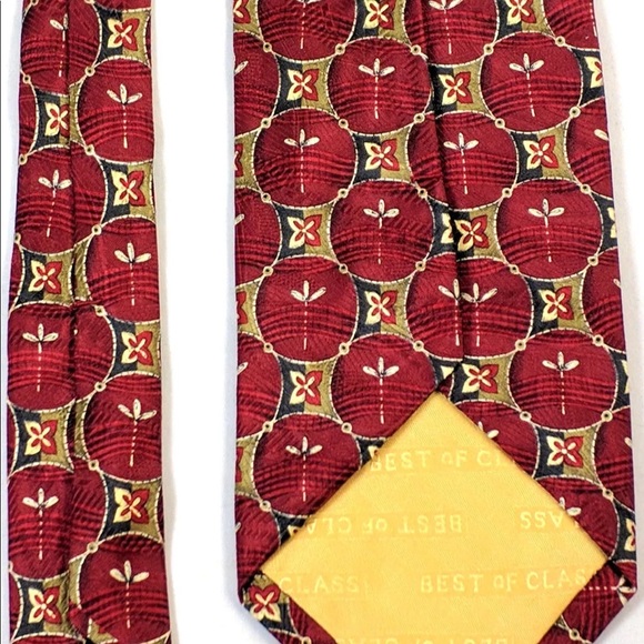 ❌SOLD❌ Robert Talbott Tie Best of Class Mens Red - Picture 5 of 8